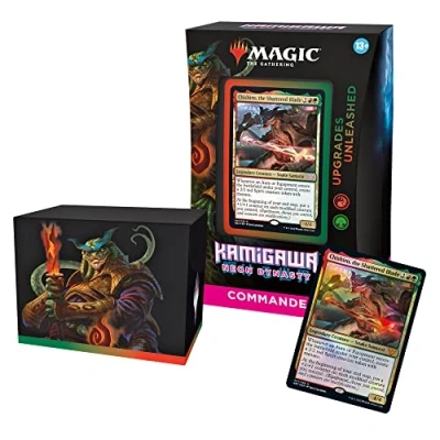 Immagine di Magic: The Gathering Kamigawa: Neon Dynasty Commander Deck Upgrades Unleashed (Red Green)