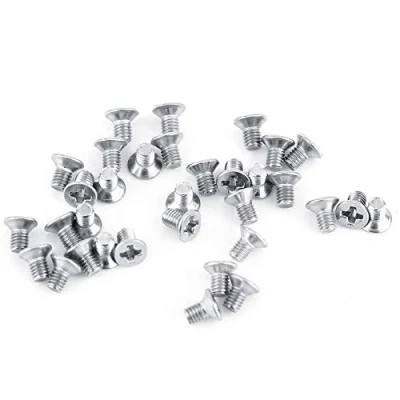 Immagine di 100 Pcs Vite a testa piatta, Viti macchina M3, svasata piccola(12mm)