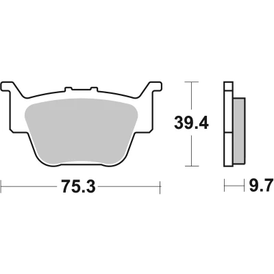 Immagine di TRW Sinter Offroad MCB769SI Kit pastiglie freno