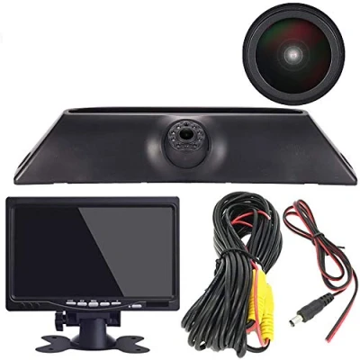 Immagine di HD IP68 Terzo montato sul tetto alto lampada freno luce vista posteriore telecamera può regolare l&#039;angolo di visione notturna a infrarossi per Fiat IVECO Daily 4 V 5 Gen +7‘’ monitor