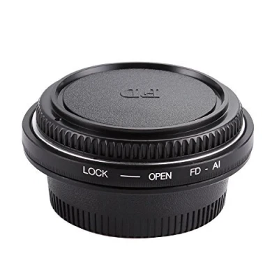 Immagine di Fotga FD AI Anello adattatore con vetro per obiettivo Canon FC su fotocamera Nikon F Mount D7200 D7100 D7000 D5500 D5300 D5200 D5100 D5000 D3300 D3200 D3100 D333 D3 000 D. 90 D80 D70 D60 D600 D610 D750 D800 D810.