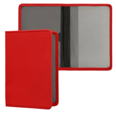 Immagine di kwmobile Custodia in Neoprene per Libretto Circolazione Auto Cover Portalibretto con Scomparti Tessere Patente Foderina Porta Documenti rosso