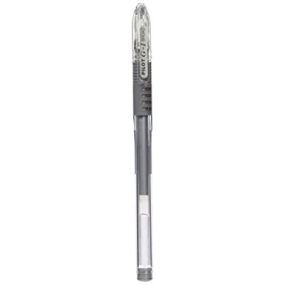 Immagine di Pilot G1 Confezione di 12 penne roller gel, tratto largo 1 mm, argento