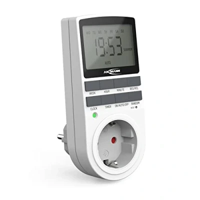 Immagine di Ansmann 1260 0006 Timer pacchetto di programmazione digitale Giornaliero, Settimanale 3680 W IP20 Funzionamento continuo, Programma acceso/auto/spento,