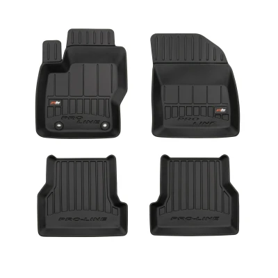 Immagine di FROGUM 3D407282 Set tappetino Gomma anteriore e posteriore 4 nero FORD: Focus 2, 2 Kombi
