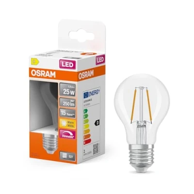 Immagine di OSRAM 4099854443749 LED (monocolore) ERP D (A G) E27 1.8 W Bianco caldo (Ø x A) 60.00 mm 1 pz.