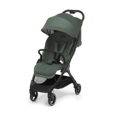 Immagine di Foppapedretti Passeggino Leggero Ciao, per bambini 0 22 kg, 4 anni, Chiusura ad 1 mano, Self Standing, Schienabile Regolabile, Ruote Ammortizzate, Porta Oggetti, Telaio in Alluminio, Forest