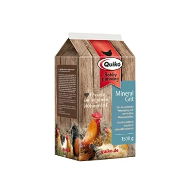Immagine di Quiko Hobby Farming Mineralgrit Con sassolini per lo stomaco 1.500 g polli, quaglie e pollame Apporto ottimale di minerali una buona digestione