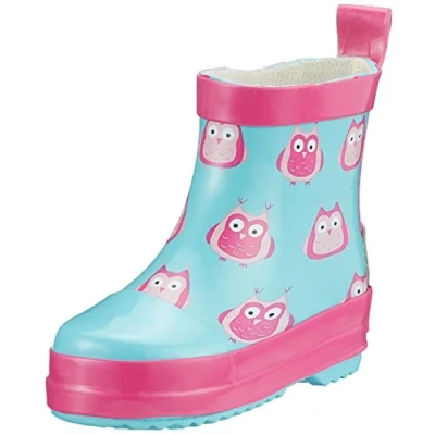 Immagine di Playshoes Stivali In Gomma A Semialbero, Semialbero Unisex Bambini e ragazzi, Gufi, 24 EU