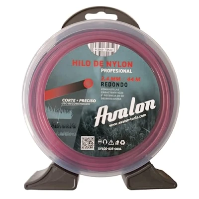 Immagine di Avalon Filo Rotondo in Nylon Universale per decespugliatore e Tosaerba (2,4 mm x 44 m)