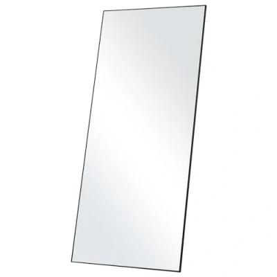 Immagine di VEVOR Specchio a Figura Intera 1800 x 785 mm da Terra Rettangolare Extra Grande, Telaio in Vetro Temperato Lega di Alluminio, Toeletta Corpo Intero per Camera Letto, Nero