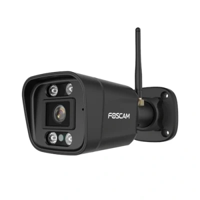 Immagine di Foscam Telecamera WiFi esterna con faretti e sirena V8P Nero