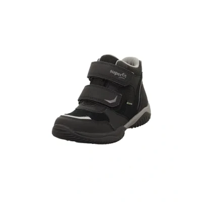 Immagine di Superfit Storm Sneakers alte per bambini, Taglia: 41, Schwarz/hellgrau Pelle e tessuto