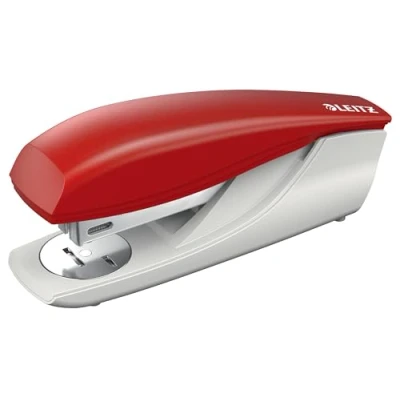 Immagine di Leitz Cucitrice da Ufficio, Capacità fino a 30 Fogli, Rosso, Design Ergonomico, Include Punti, Gamma NeXXt, Cartone, 55000025