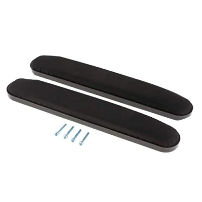 Immagine di Braccioli imbottiti di ricambio per sedia a rotelle, lunghezza totale 33 cm, 1 paio