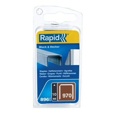 Immagine di Rapid 40109551 No. 970 Graffe a Filo Piatto 10 mm, Acciaio