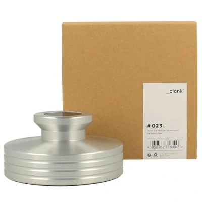Immagine di _blank #023si Stabilizzatore per Giradischi Superficie di Supporto e Inserto Impugnatura con Fibra Carbonio Alluminio Argento 335g Peso