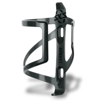 Immagine di SKS GERMANY DUAL SC Portaborraccia per biciclette (portabicchieri in policarbonato, smontaggio laterale, telai più piccoli, leggero e stabile, tutte le comuni bottiglie da bici, 29 g), nero