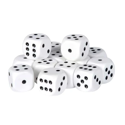 Immagine di Noris games 606154361 15 Cubo per occhi in plastica, colore: Bianco