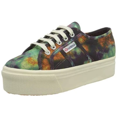 Immagine di SUPERGA 2790 TIEDYE COTW, Scarpe con Lacci, Donna, Multicolore A1J, 36 EU
