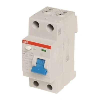 Immagine di Interruttore FI 2P, tipo F, 25A, 30mA ABB F202F 25/0,03