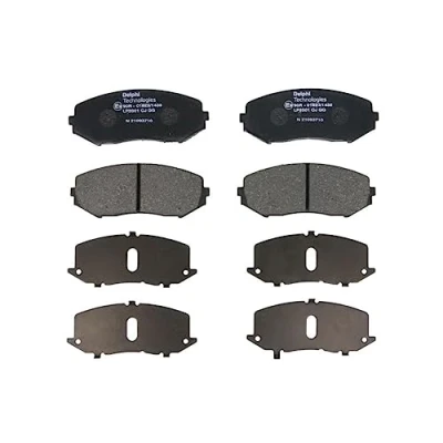 Immagine di DELPHI LP2001 Kit pastiglie freno con segnalatore acustico usura lamierino anticigolío accessori SUZUKI: Grand Vitara 2 SUV