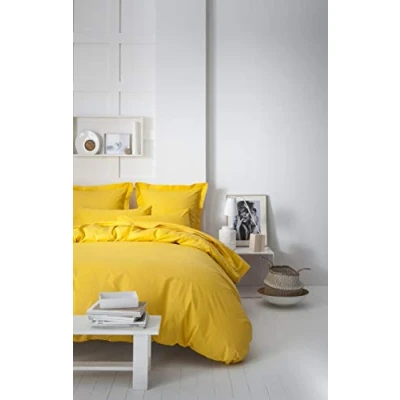 Immagine di TODAY Federa per Cuscino cilindrico, in Cotone, 45 x 185 cm, Colore Giallo, Zafferano, 45x185