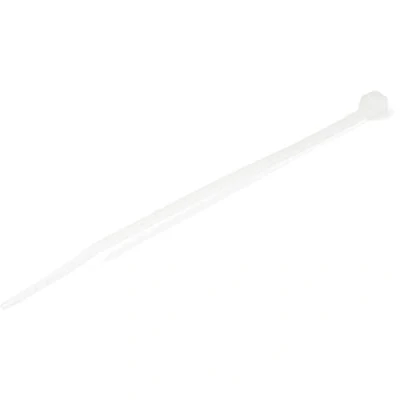 Immagine di StarTech.com Fascette per cavi da 10,2 cm in nylon/plastica bianca Avvolgi elettrici/rete 94V 2 Fire &amp; UL Rated TAA (CBMZT4N)