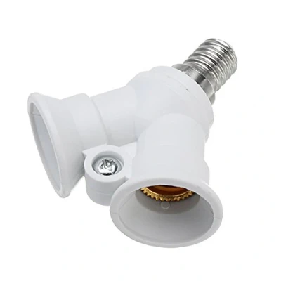 Immagine di MASUNN AC100 230V 1 E14 A Due Lampadina Adattatore Portalampada Splitter Socket Converter per Luce Halgon