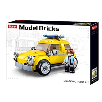 Immagine di Sluban Modello Bricks Beetle Car (176 Pezzi), Multicolore, M38 B0706C