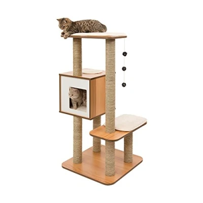 Immagine di Vesper 52045 Mobile per Gatti V High Base Noce