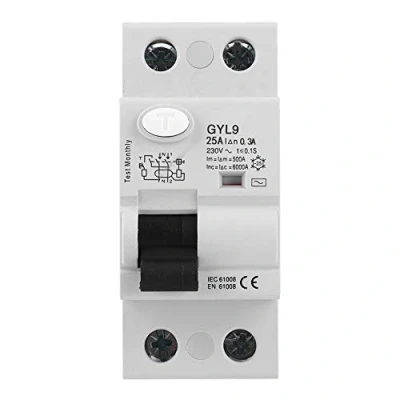 Immagine di Interruttore Automatico 2P 230V 50/60Hz IP20 Protezione Contro le Perdite Elettriche Differenziale(2P 25A 300mA)