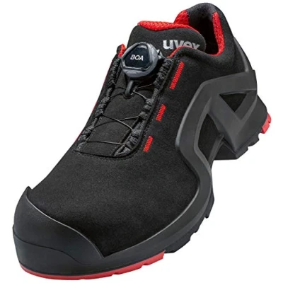 Immagine di uvex 6567 6567242 scarpe di sicurezza S3 Taglia delle (EU): 42 Nero/Rosso 1 Paio/a