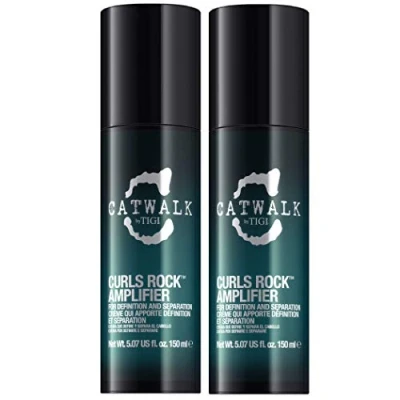 Immagine di Tigi Catwalk Curls Rock Amplifier amplificatore per capelli ricci in crema il miglioramento dei ricci, 150 ml, confezione da 2