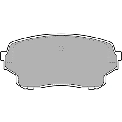 Immagine di DELPHI LP20 Kit pastiglie freno Non predisposto per contatto segnalazione usura con lamierino anticigolío senza accessori ALFA ROMEO: Spider, Spider