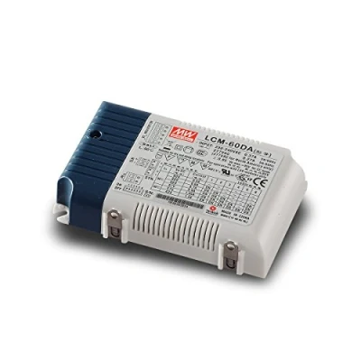 Immagine di Mean Well LCM 60DA Driver per LED Corrente costante 60 W 0.5 1.4 A 2 90 V/DC dimmerabile, Circuito PFC, Protezione sovraccarico 1 pz.