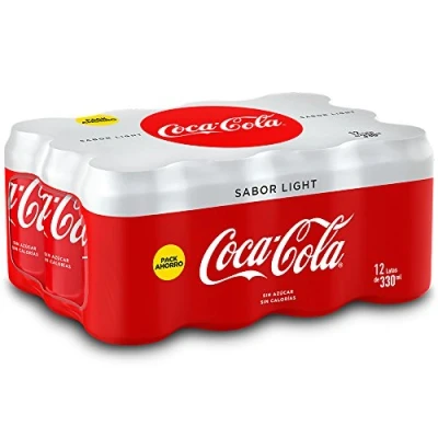 Immagine di Refresco de Cola Coca Light lata pack 24x33 cl