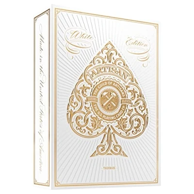Immagine di Theory11, 1 Mazzo di Carte da Gioco Collezione White Artisan