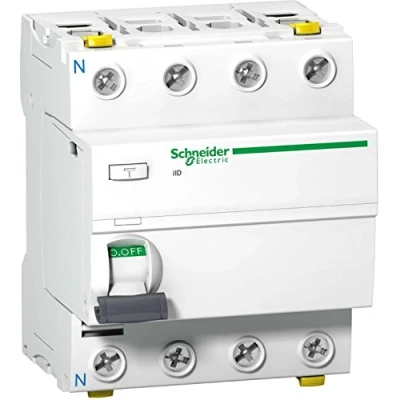 Immagine di Schneider Electric A9Z24425 Interruttore A corrente residua iID, 4P, 25A, 300mA, tipo