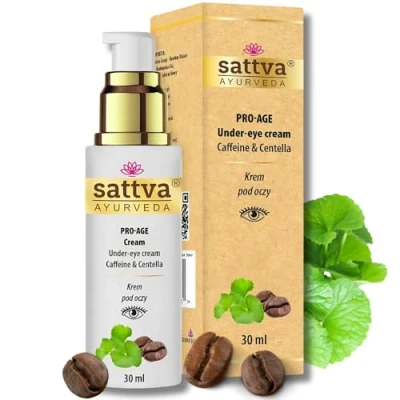 Immagine di Sattva Crema per gli occhi contro rughe e occhiaie le borse sotto con caffeina Gotu Kola Cura intensiva anti invecchiamento degli che illumina