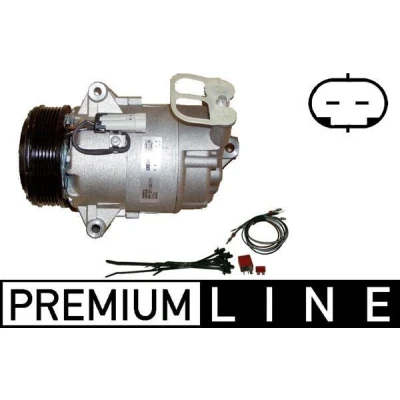 Immagine di MAHLE ORIGINAL ACP 4 000P Compressore Aria Condizionata CVC6 12 PAG 46 R 134a OPEL: Astra H Hatchback, Zafira B, Caravan