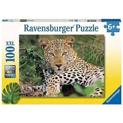 Immagine di Ravensburger Puzzle 100 Pezzi XXL VIO Il Leopardo Bambini, 13345