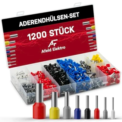 Immagine di Set Terminali 1200 Pezzi isolati Capicorda da 0,5 mm2 a 10