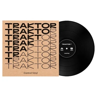 Immagine di Native Instruments TRAKTOR Control Vinyl MK2 Edizione 2024, nero Accessorio DJ