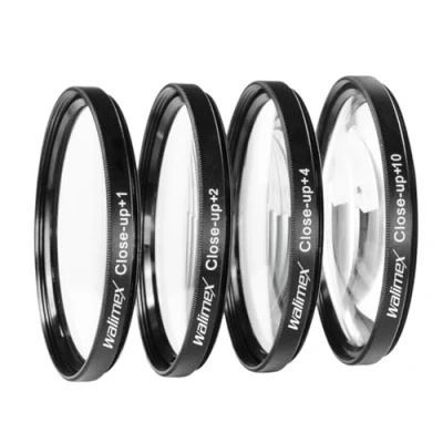 Immagine di Walimex Close up Makrolinsen Set 52mm inkl. +1/+2/+4/+10 Dioptrien