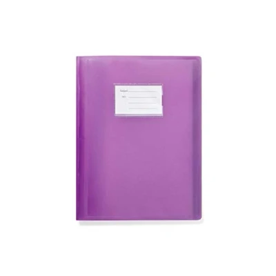 Immagine di ARPAN Raccoglitore per presentazioni, 104 tasche, formato A4, 208 lati, copertina flessibile, confezione da 1, colore: viola
