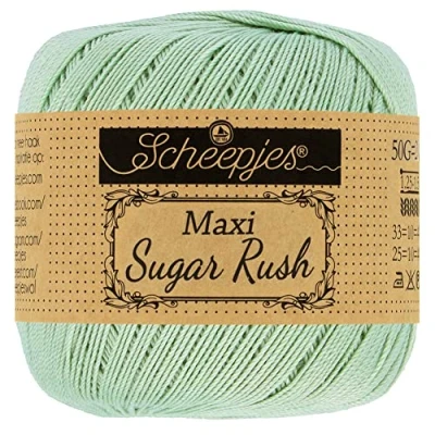 Immagine di Scheepjes 402 Argento Verde Maxi Zucchero Fretta Filato 1x50g