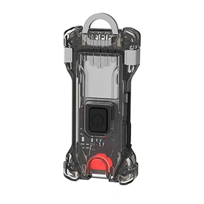 Immagine di Armytek Zippy WR Extended Set torcia elettrica bianca fredda e rossa portachiavi USB ricaricabile Mini lampada frontale Keychain luce (grigio onice)