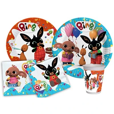 Immagine di Ciao Kit Party Festa in Tavola Bing per 8 persone, Multicolore, S, Y5016