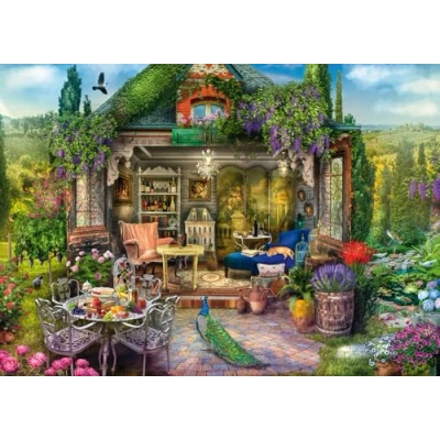 Immagine di Schmidt Spiele 59794 La felicità della casetta in giardino nei vigneti, puzzle da 1000 pezzi, Multicolore